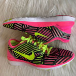 Nike Free Tr Fit 5 Pink Pow/Volt Black Athletic Shoes Size 7 Photo 7
