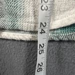 Hollister Boyfriend Fit Flannel Shirt Womens XS Jacket Green White Plaid Pockets Photo 7