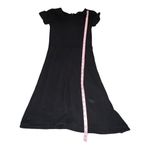 Madewell  Gallerist Black Short Sleeve‎ Modest Sheath Crew Neck Dress Size Small Photo 6