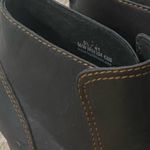 Born concept Born Rascal Leather Pull On Black Ankle Boots Sz 9.5 Classic Square Toe Booties Photo 11