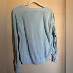 JUMPER1234 Terry Cotton‎ Sweatshirt Sz 2 Small Oversized in Baby Blue Photo 7
