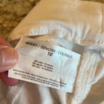 Nine West  White Pull On Pants Skinny Crop Womens 10 Photo 6