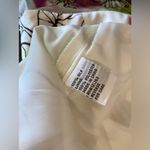 Mikael aghal romantic abstract garden silk cocktail flutter Sleeve Mini dress White Size 4 Photo 9