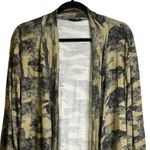 Myesper California Camouflage Open Front Cardigan Kimono Rayon Spandex 3X Camo Green Photo 1