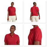 Everlane NWT  The Organic Cotton Big‎ Red Polo Short Sleeve Shirt Small Photo 1