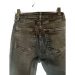 ZARA  Black Raw Hem Shark Bite Skinny Ankle Denim Jeans Women Sz 6 Photo 7