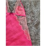 Victoria's Secret  Lace Plunge Slip Hot Pink Size Small Photo 1