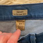 True Religion  Casey Super Skinny Low Rise Denim Blue Jeans EUC Sz 27 Cotton Photo 1