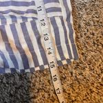Altar'd State  Striped Shorts Tie Waist Casual Summer Blue White Size‎ L Photo 4