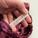 Anthropologie Free People Floral Burgundy elastic band satin pants Photo 7