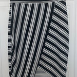 Olivia Blu  Striped Tulip Skirt Black White Size S Photo 0