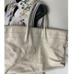 Banana Republic Cream Leather Shoulder Bag Photo 5