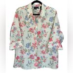 Crazy Horse Button Down Floral Shirt Women's Size X Photo 0