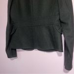 J.Crew Wool Military Blazer Jacket Women Size 6 Ruffle Peacoat Office Preppy Photo 8