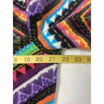 Wesc Milch Zigzag Fleece Pullover‎ Women's Medium Colorful 1/4 Zip Purple Photo 5