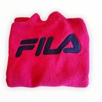 FILA NWT Logo Sherpa 1/4 Zip Pullover Pink Large Photo 1