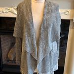 The Comfy Waterfall Gray Duster Waffle Cardigan Sweater Skylar & Jade Womens M New Photo 15