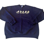 Jerzees The Tenth Life Cat Rescue Org Unisex Navy‎ Crewneck Medium Embroidered Photo 0