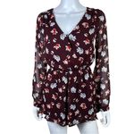 ASTR Long Sleeve Floral Romper Photo 1