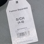 NEW Time & Tru Black Missy Elevated Embellished Bikini Top Photo 6