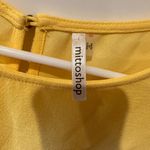 Mittoshop  Yellow Textured Dress Photo 1