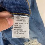 Judy Blue  size 16 W Ulta distressed boyfriend fit Ripped Skinny Jeans denim Photo 4