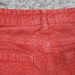 BDG Urban Outfitters Low Slung Corduroy Cutoff Shorts Size 30 Coral Orange Pink Photo 3
