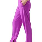 Athleta Brooklyn Heights Vienna Slim Pant Petite Jazzy Purple 882642 W-410 Sz 14 Photo 2