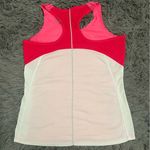 Saucony  Women's Vibrant Pink and White Tank Top Photo 2