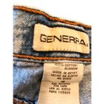 Vintage Generra 100% Cotton Women's Cropped High Waist Mom Jean sz 16 Distressed Blue Photo 4