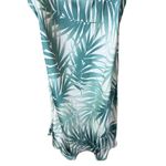 Bebe Satin Cowl Neck Slip Dress Midi Leaf size L Photo 3