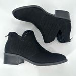 New Direction NEW DIRECTIONS Ankle Boots LIDA Womens Size 7 Black Faux Suede Booties Casual Photo 11