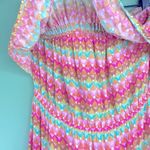 MOSSIMO Y2K Strapless Maxi Dress Boho colorful size Medium Pink Photo 4