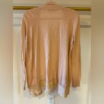 LC Lauren Conrad Women’s peach eyelet cardigan, large Photo 3