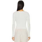 Free People  Tilly Long Sleeve Top in Ivory X-Small New Womens Photo 2