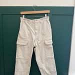 PacSun  Cream High Rise Cargo Jeans Photo 1