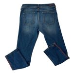 Anthropologie Pilcro Relaxed Straight Leg Jean Red Piping Button Fly size 29 Photo 5