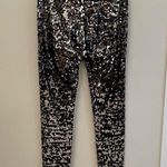 EXPRESS black sequin leggings Photo 1