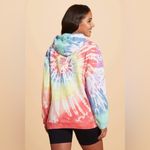  Oversized Tie Dye Rainbow Hoodie | Ivory Ella Sweatshirts Photo 2