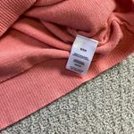 Vince Camuto Collared Pullover Sweater Women’s S Peach Knit Cotton Blend Top Photo 3