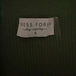 Dress Forum Maternity Green Ribbed Long Sleeve V-Neck Bodycon Dress Photo 3