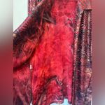 Vintage Slinky Brand Women’s Red Zebra Striped Metallic Retro Blazer Cardigan M Size M Photo 5