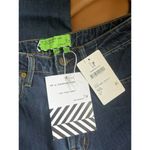 Free People NWT Sandrine Rose High Waisted Button Fly Dark Wash Slim Straight Jeans Size 25 Photo 5