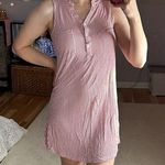 Venus : Striped Henley Tank Dress Photo 0