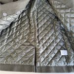 American Eagle Olive Green Wool Pea Coat Brass Buttons Quilted Lining Size XS Photo 6