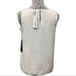 BB Dakota Sleeveless Ruffle Blouse | White | Size Small | NWT Photo 1