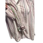 V. De. Vinster Khadi Mexican Embroidered Cotton Boho Blouse Top Size S Photo 6