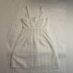 For Love & Lemons  Hermosa Eyelet White Summer Button Down Mini Dress Photo 2