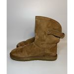 UGG  Remora Short Boots Womens Size 9 Chestnut Leather Shearling Fur Lined Photo 12