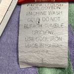 Vintage Pacific Legend Purple Floral Hawaiian Shirt 80s 90s Made in Hawaii Size M Photo 6